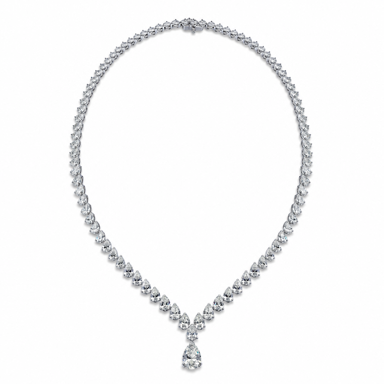 Rosée de Diamants Necklace by Just Brilliant — front