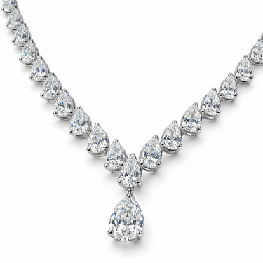Rosée de Diamants Necklace by Just Brilliant — setting profile