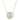 Round Halo Pendant – Round Lab Diamond Pendant in 18K Gold | Just Brilliant – lifestyle view