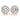 Round Halo Studs – Round Lab Diamond Stud Earrings in 18K Gold | Just Brilliant – angle view
