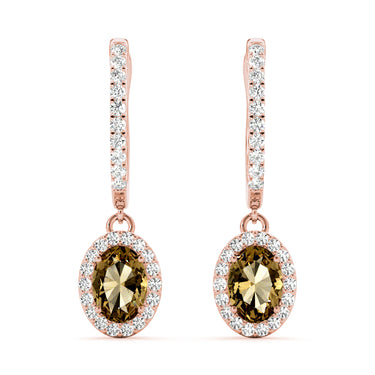 Earrings Halo – Lab Diamond Earrings in 18K Gold | Just Brilliant – view 17