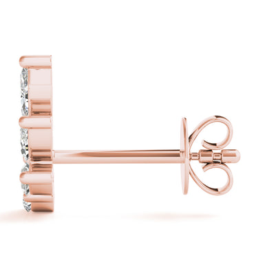 Marquise Shape Ear Climbers – Marquise Lab Diamond Jewelry in 18K Gold | Just Brilliant – view 12