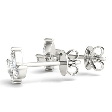 Marquise Floral Earrings – Marquise Lab Diamond Earrings in 18K Gold | Just Brilliant – lifestyle view