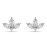 Marquise Floral Earrings – Marquise Lab Diamond Earrings in 18K Gold | Just Brilliant