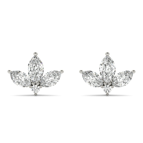 Marquise Floral Earrings