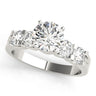 Single Row Prong Set Engagement Rings – Radiant Lab Diamond Engagement Ring in 18K Gold | Just Brilliant