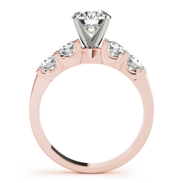 Single Row Prong Set Engagement Rings – Lab Diamond Engagement Ring in 18K Gold | Just Brilliant – view 8
