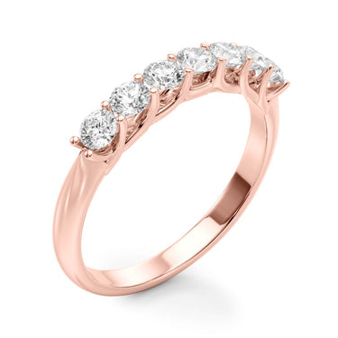 Prong Set Wedding Band – Lab Diamond Wedding Band in 18K Gold | Just Brilliant – view 12