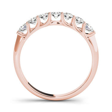 Prong Set Wedding Band – Lab Diamond Wedding Band in 18K Gold | Just Brilliant – view 10