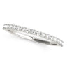 Shared Prong Wedding Band – Radiant Lab Diamond Wedding Band in 18K Gold | Just Brilliant