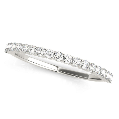 Shared Prong Wedding Band