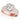 Multirow Pavé Halo Engagement Ring – Lab Diamond Engagement Ring in 18K Gold | Just Brilliant – view 7