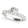 Single Row Prong Engagement Ring – Radiant Lab Diamond Engagement Ring in 18K Gold | Just Brilliant