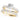 Single Row Prong Engagement Ring – Lab Diamond Engagement Ring in 18K Gold | Just Brilliant – angle view