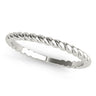 Twisting Wedding Band – Radiant Lab Diamond Wedding Band in 18K Gold | Just Brilliant