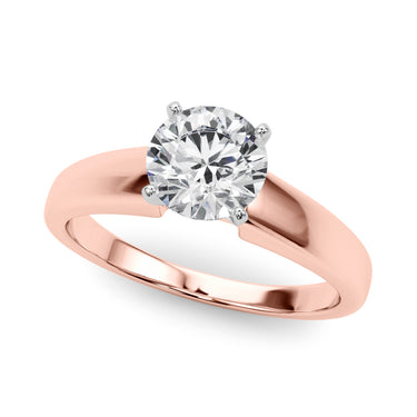 Solitaire Engagement Ring – Lab Diamond Engagement Ring in 18K Gold | Just Brilliant – view 9
