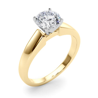 Solitaire Engagement Ring – Lab Diamond Engagement Ring in 18K Gold | Just Brilliant – view 8
