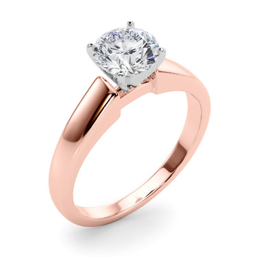 Solitaire Engagement Ring – Lab Diamond Engagement Ring in 18K Gold | Just Brilliant – view 12