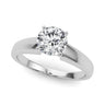Solitaire Engagement Ring – Radiant Lab Diamond Engagement Ring in 18K Gold | Just Brilliant
