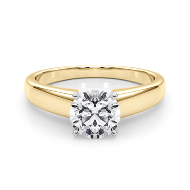 Solitaire Engagement Ring – Lab Diamond Engagement Ring in 18K Gold | Just Brilliant – view 7