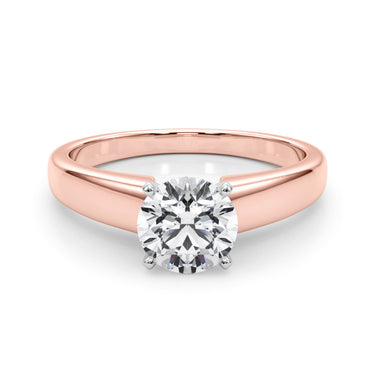 Solitaire Engagement Ring – Lab Diamond Engagement Ring in 18K Gold | Just Brilliant – view 11