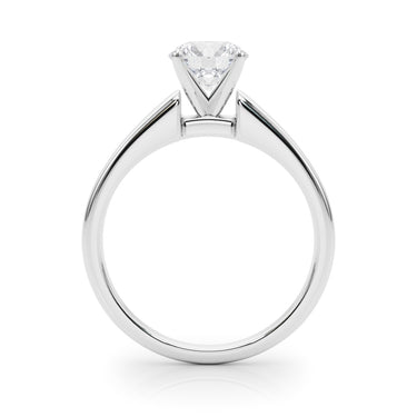 Solitaire Engagement Ring – Lab Diamond Engagement Ring in 18K Gold | Just Brilliant – detail view