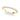 Split Prong Half Eternity Wedding Ring – Lab Diamond Eternity Band in 18K Gold | Just Brilliant – close-up view