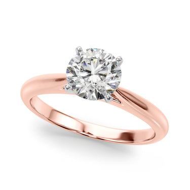 Solitaire Engagement Ring – Lab Diamond Engagement Ring in 18K Gold | Just Brilliant – view 9
