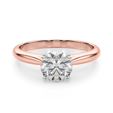 Solitaire Engagement Ring – Lab Diamond Engagement Ring in 18K Gold | Just Brilliant – view 12