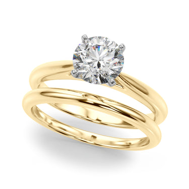 Solitaire Engagement Ring – Lab Diamond Engagement Ring in 18K Gold | Just Brilliant – view 7