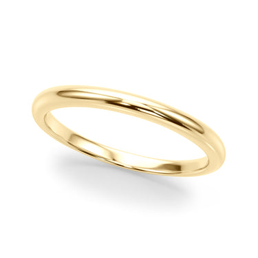 Gold Wedding Bands – Lab Diamond Wedding Band in 18K Gold | Just Brilliant – detail view