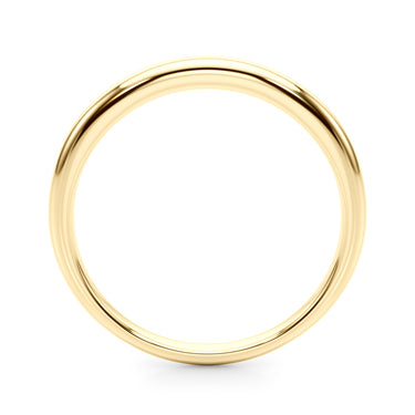 Gold Wedding Bands – Lab Diamond Wedding Band in 18K Gold | Just Brilliant – close-up view