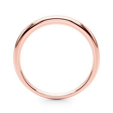 Gold Wedding Bands – Lab Diamond Wedding Band in 18K Gold | Just Brilliant – side view