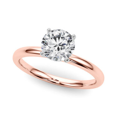 Solitaire Engagement Ring – Lab Diamond Engagement Ring in 18K Gold | Just Brilliant – view 9
