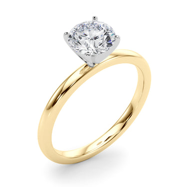 Solitaire Engagement Ring – Lab Diamond Engagement Ring in 18K Gold | Just Brilliant – view 8