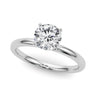 Solitaire Engagement Ring – Radiant Lab Diamond Engagement Ring in 18K Gold | Just Brilliant