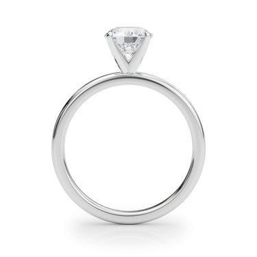 Solitaire Engagement Ring – Lab Diamond Engagement Ring in 18K Gold | Just Brilliant – detail view