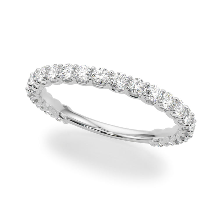 Wedding Band – Radiant Lab Diamond Wedding Band in 18K Gold | Just Brilliant
