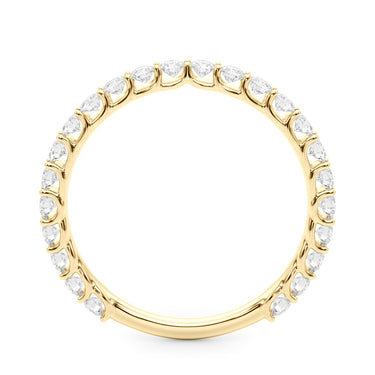 Wedding Band – Lab Diamond Wedding Band in 18K Gold | Just Brilliant – lifestyle view