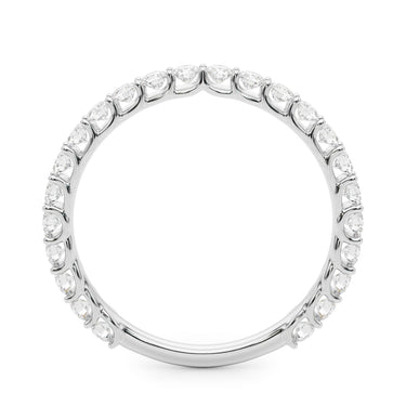 Wedding Band – Lab Diamond Wedding Band in 18K Gold | Just Brilliant – detail view