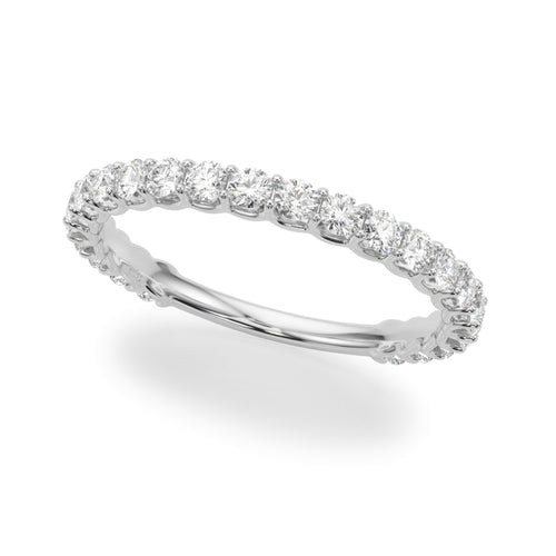 Prong Set Wedding Band