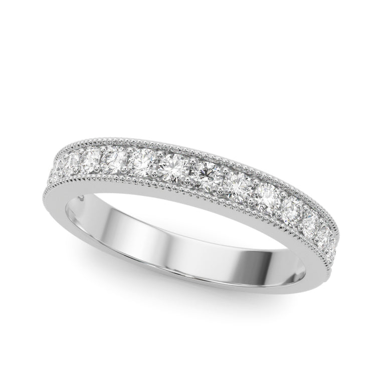 Wedding Band 11/2Tw – Radiant Lab Diamond Wedding Band in 18K Gold | Just Brilliant