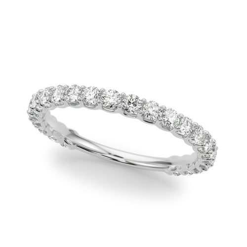 Prong Set Wedding Band