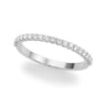 U-Prong Straight Wedding Band – Radiant Lab Diamond Wedding Band in 18K Gold | Just Brilliant