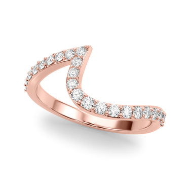 Wedding Band – Lab Diamond Wedding Band in 18K Gold | Just Brilliant – side view