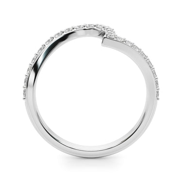 Wedding Band – Lab Diamond Wedding Band in 18K Gold | Just Brilliant – detail view