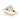 Solitaire Knife Edge Round Engagement Ring – Round Lab Diamond Engagement Ring in 18K Gold | Just Brilliant – side view