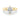 Solitaire Knife Edge Oval Engagement Ring – Oval Lab Diamond Engagement Ring in 18K Gold | Just Brilliant – view 8
