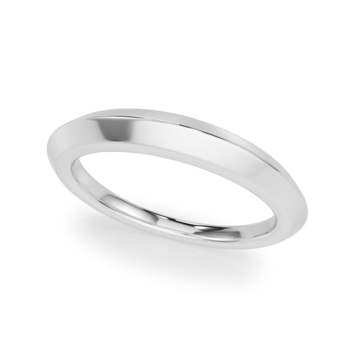 Plain Knife Edge Wedding Band