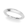 Knife Edge Wedding Band – Radiant Lab Diamond Wedding Band in 18K Gold | Just Brilliant